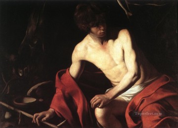  Caravaggio Obras - San Juan Bautista1 Caravaggio barroco